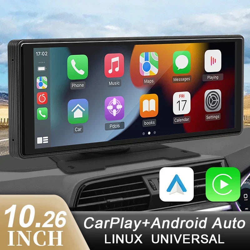 Universal Wireless apple Carplay and Android Auto Car Screen