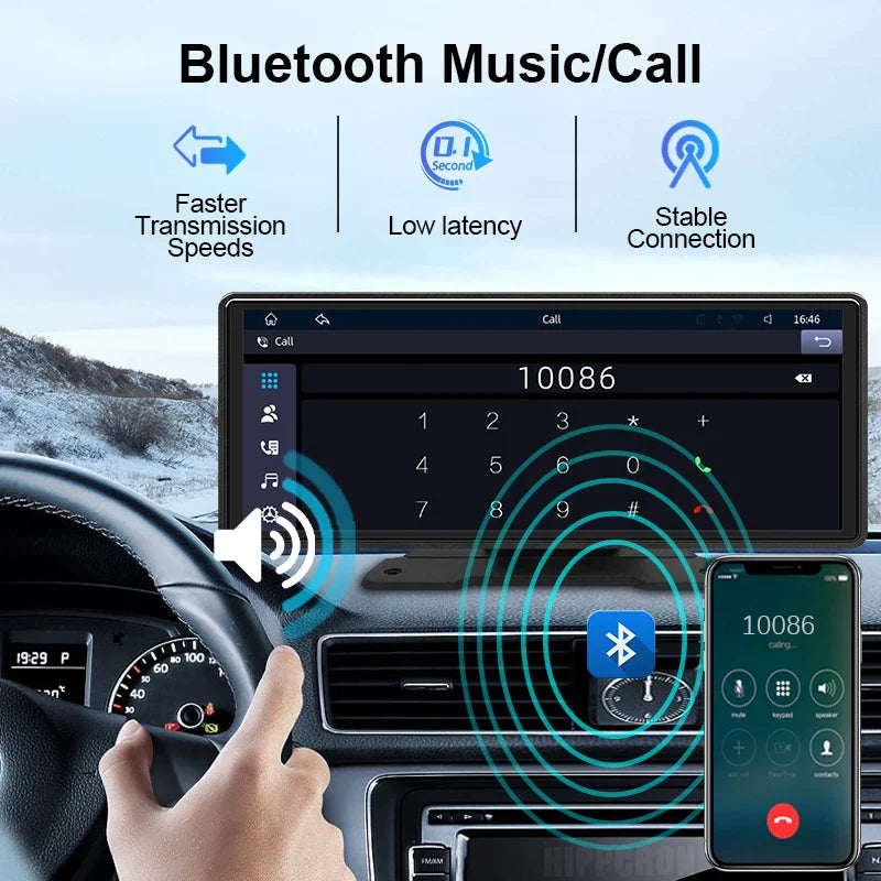 Universal Wireless apple Carplay and Android Auto Car Screen